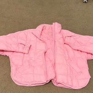 Pink free people jacket